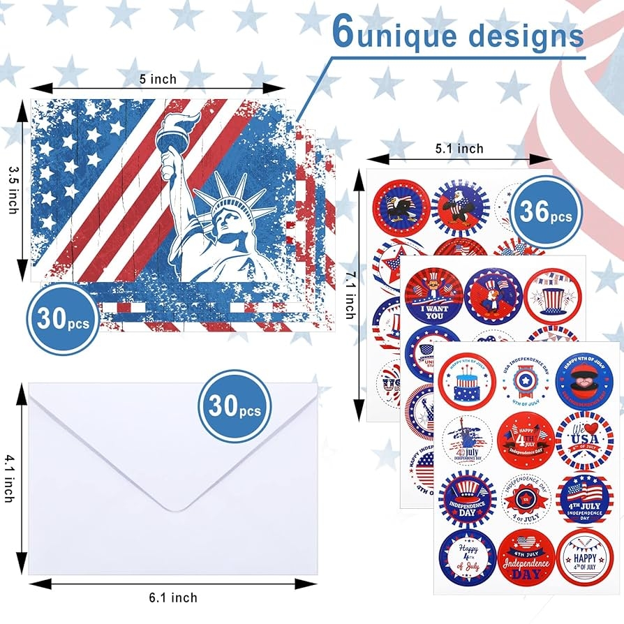 Patriotic Printable Envelope Template Free