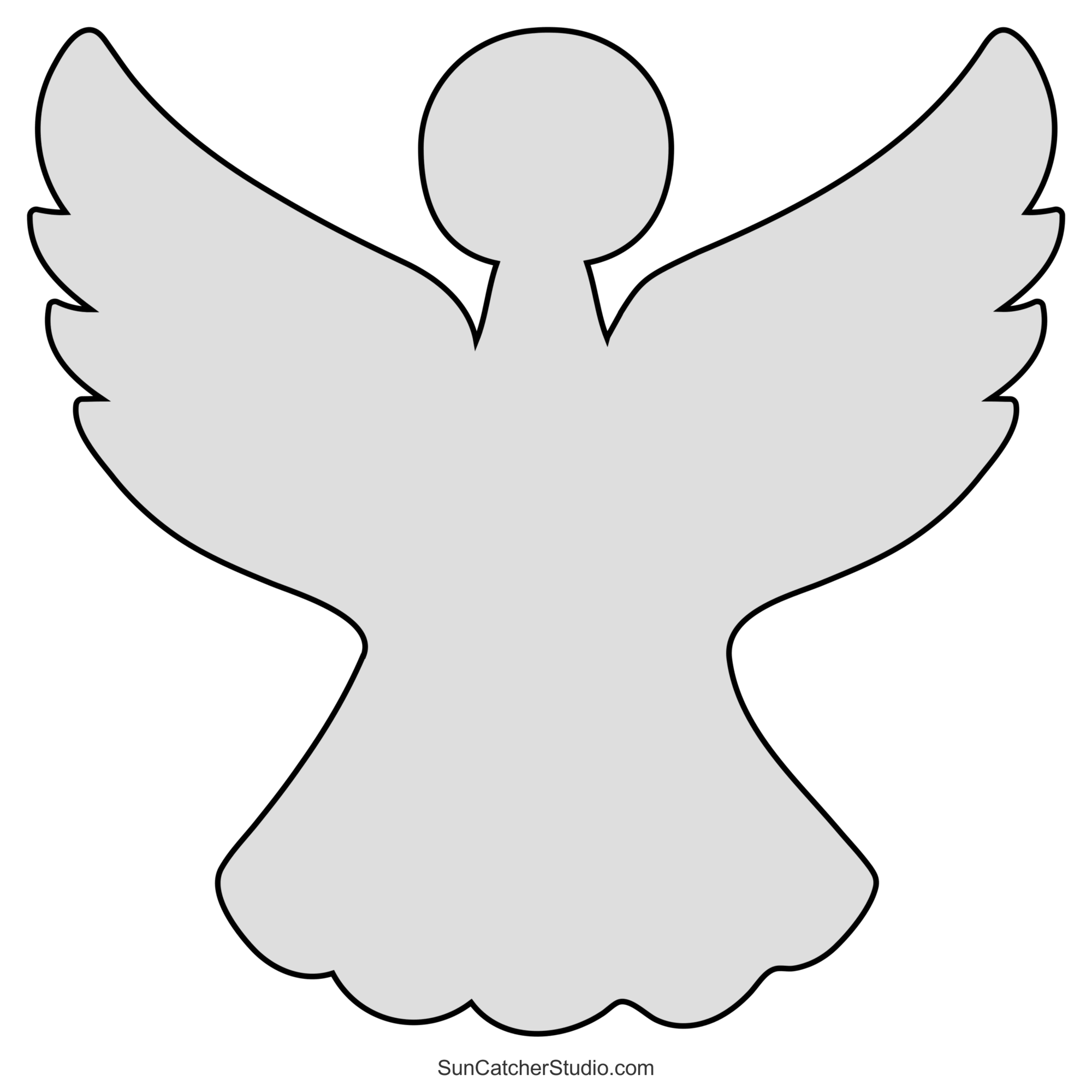 Angel Templates And Stencils Free Printable Patterns Free Printables Monograms Design Tools Patterns DIY Projects