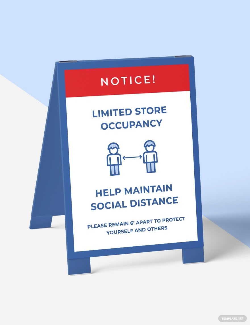 Free Printable Maximum Capacity Sign Template