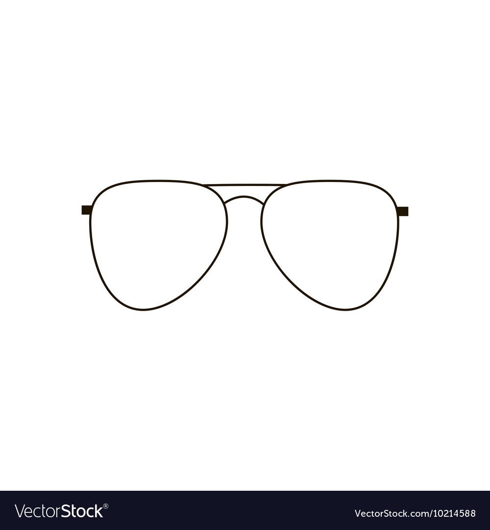 Free Printable Aviator Glass Template