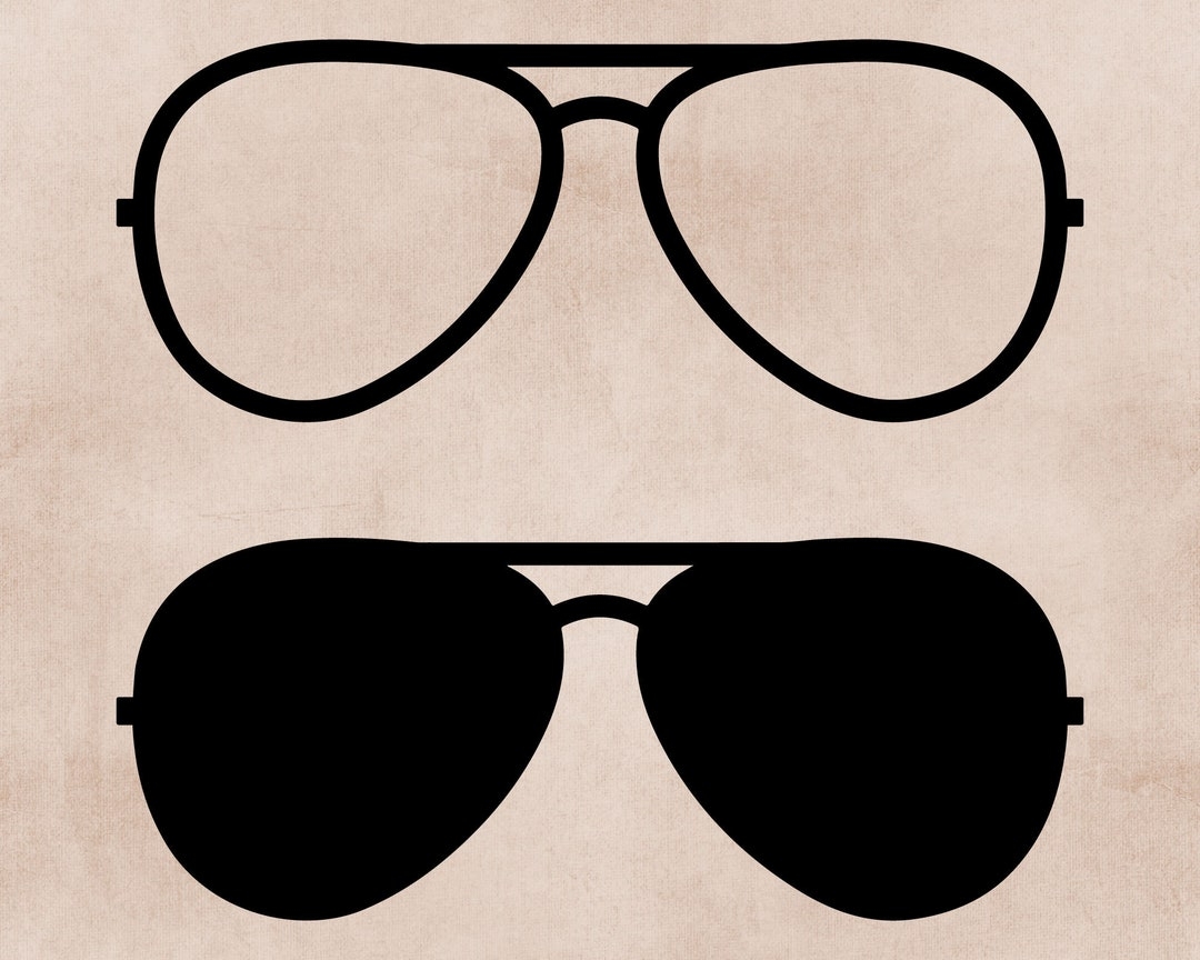 Aviator Glasses Svg Cricut Sun Hipster Glasses Svg Shades Svg Sunglasses Svg Aviators Svg Silhouette Glasses Svg Digital Download Etsy