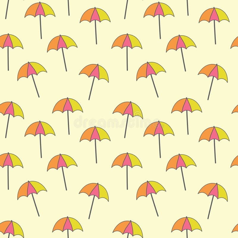 Beach Umbrella Seamless Stock Illustrations 3 593 Beach Umbrella 