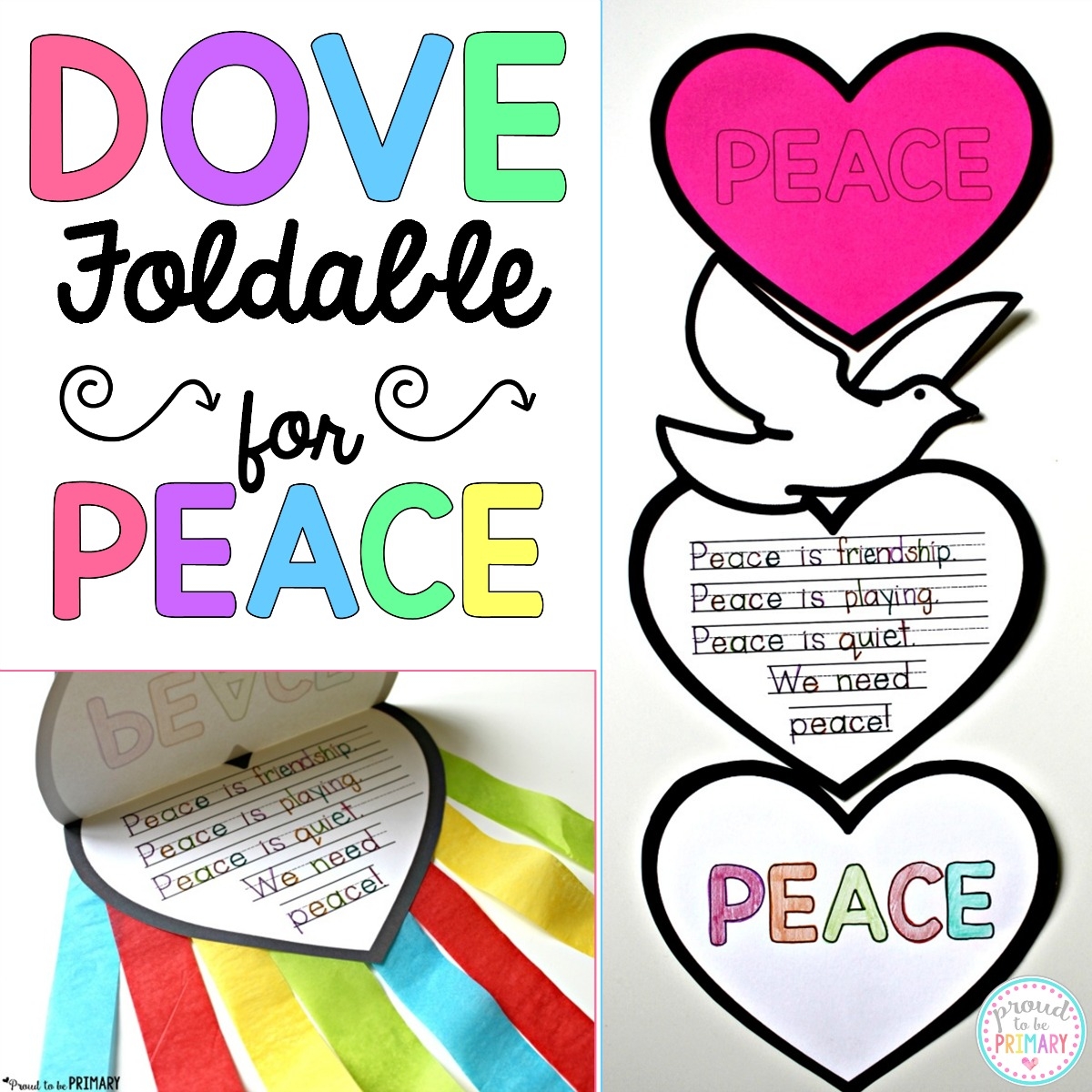 Beautiful Peace Craft So Easy And Inspirational For Your Class 