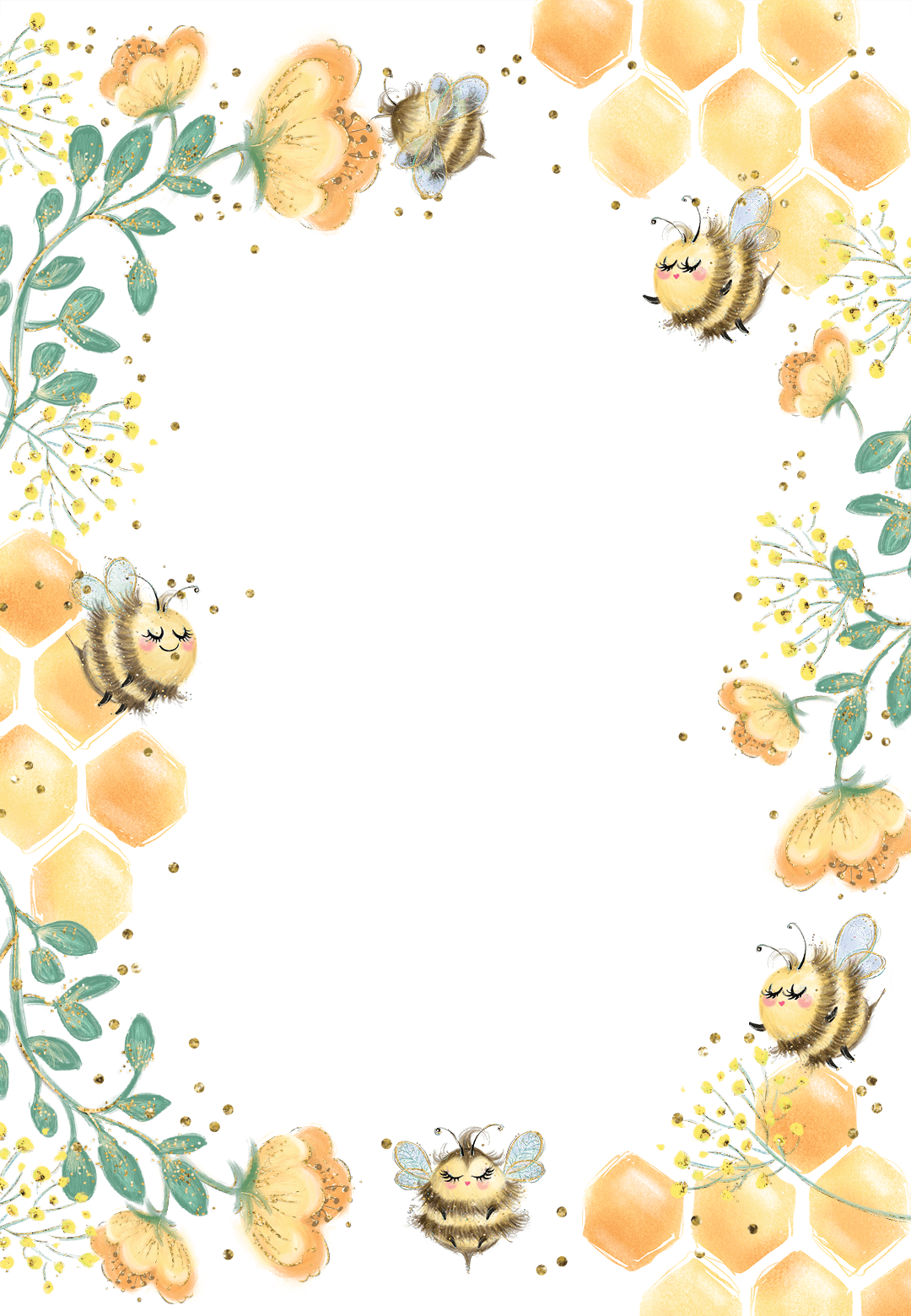 Bee Day 1st Birthday Invitation Template Greetings Island