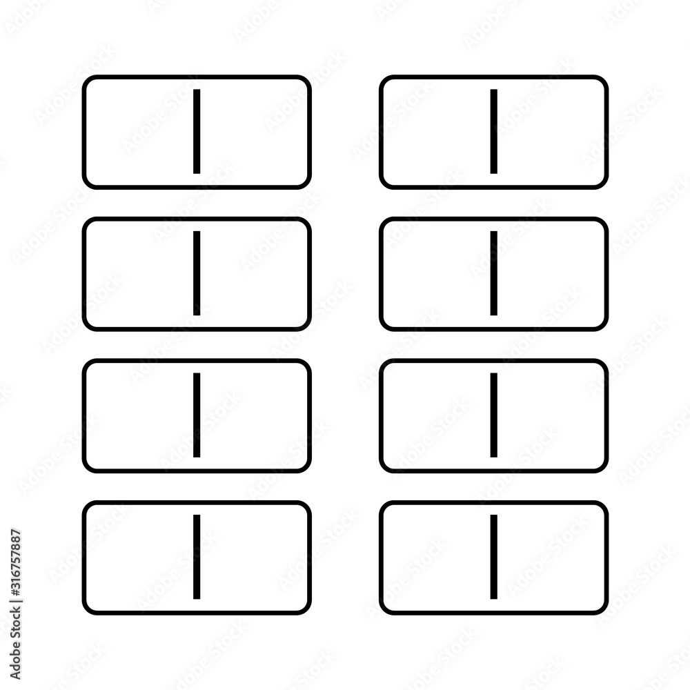 Free Printable Blank Dominoes