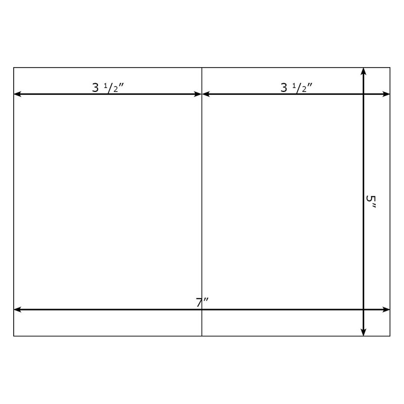 Blank Greeting Cards 5x7
