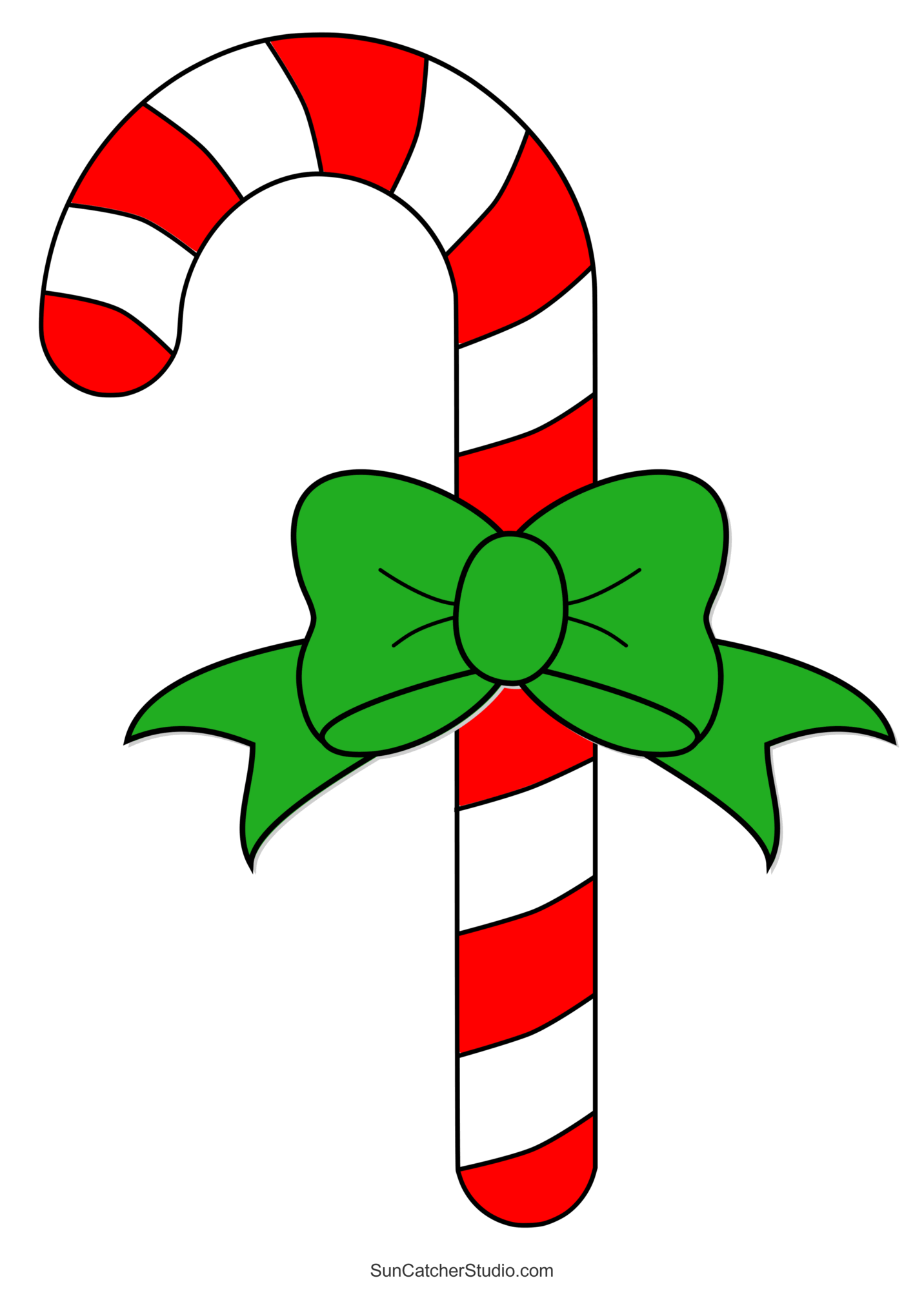 Free Printable Candy Cane