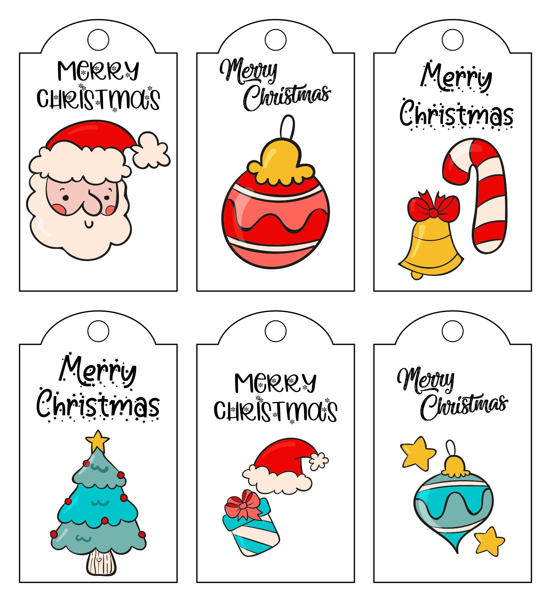 Free Printable Christmas Gift Template