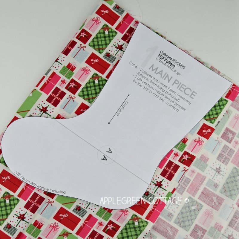 Free Printable Stocking Template Sewing