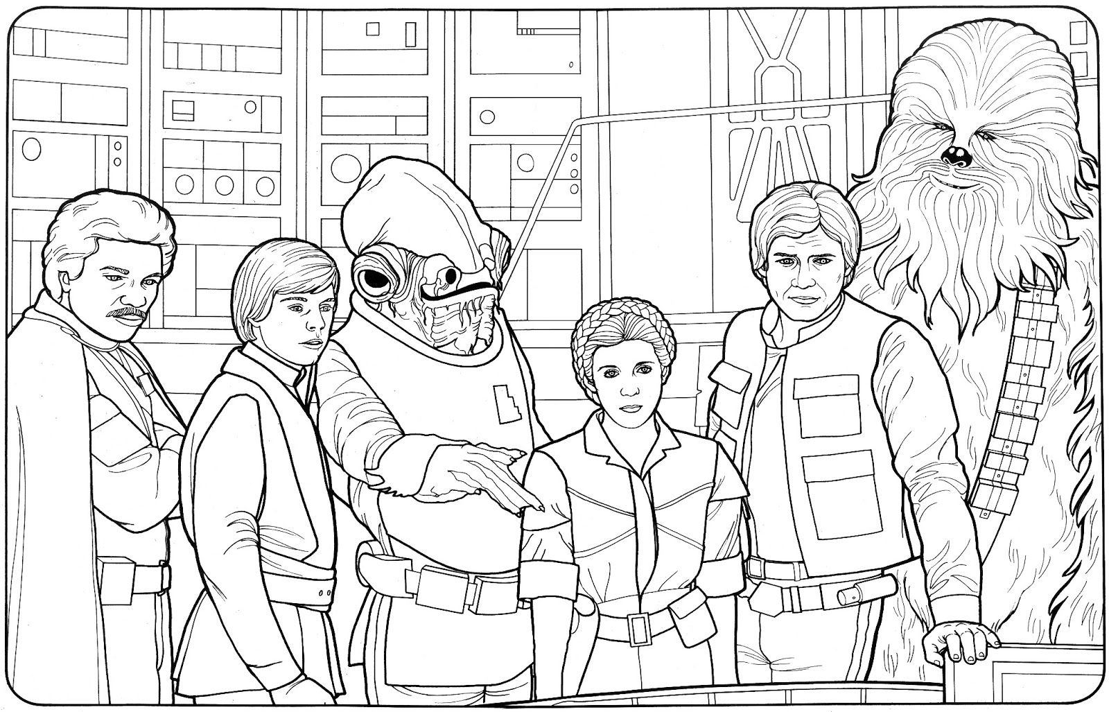 Star Wars Free Printable Coloring Pages