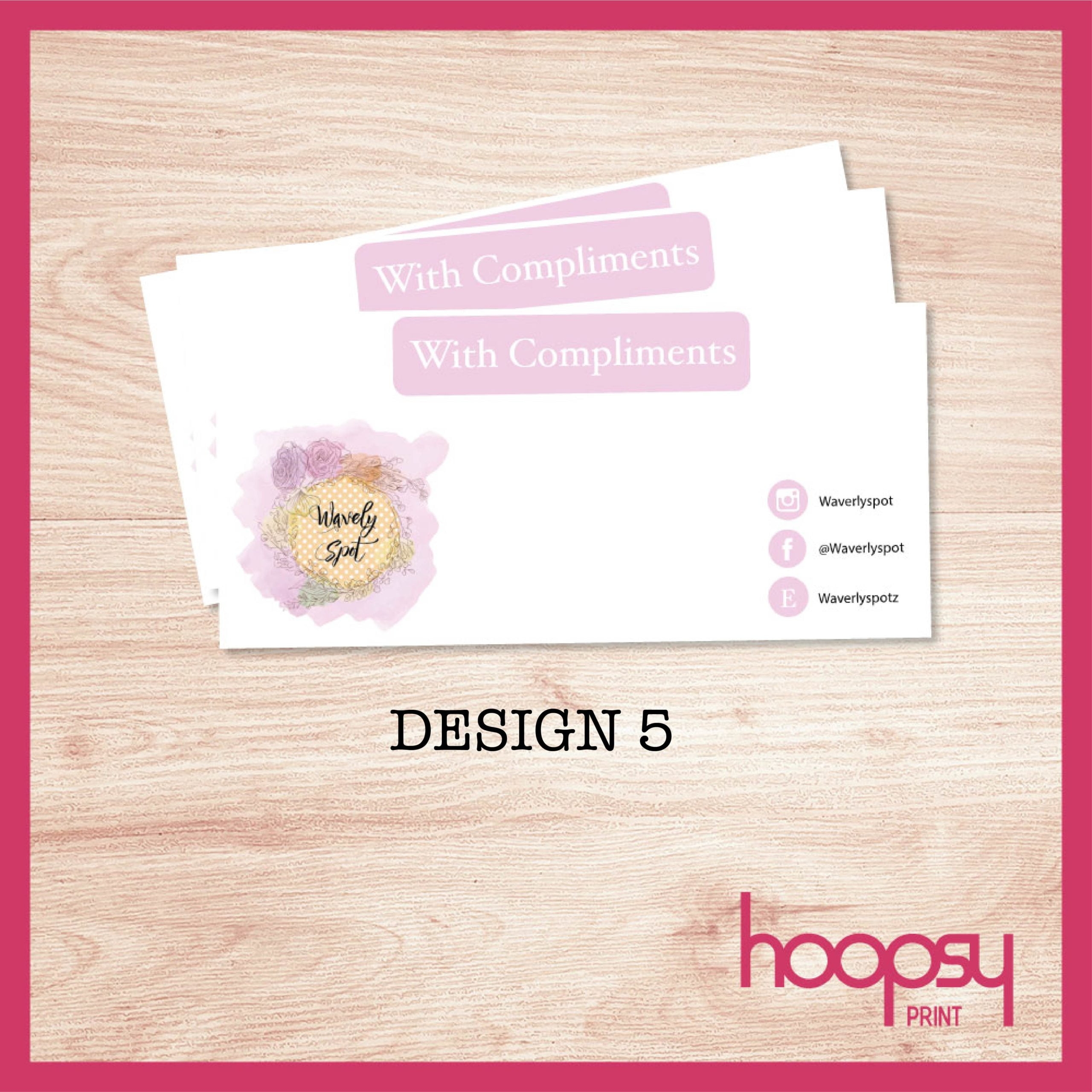 Compliment Slip Word Template