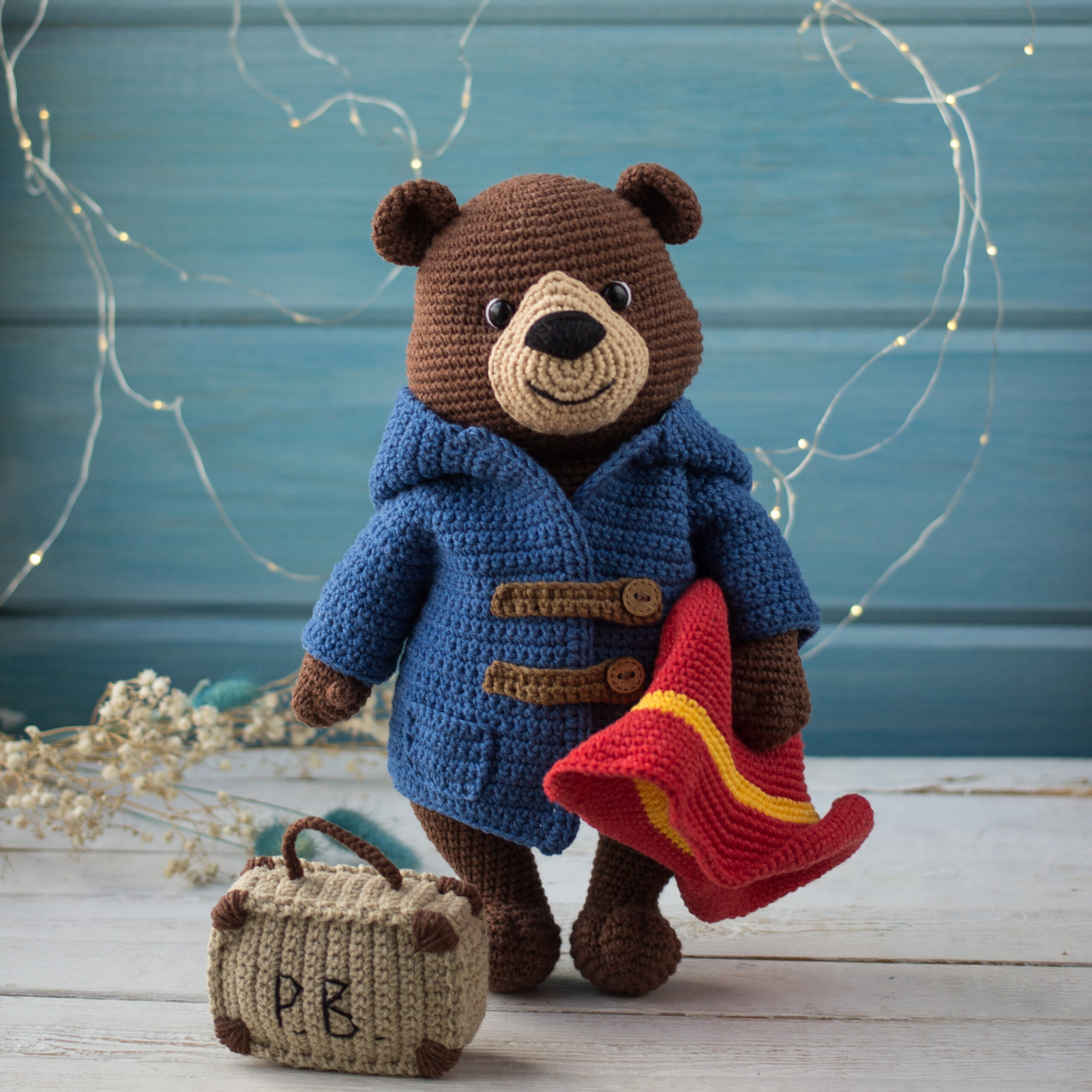 Crochet Pattern Paddington Bear Cute New 1 PDF In Eng