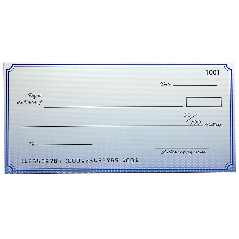 Blank Check Template Printable