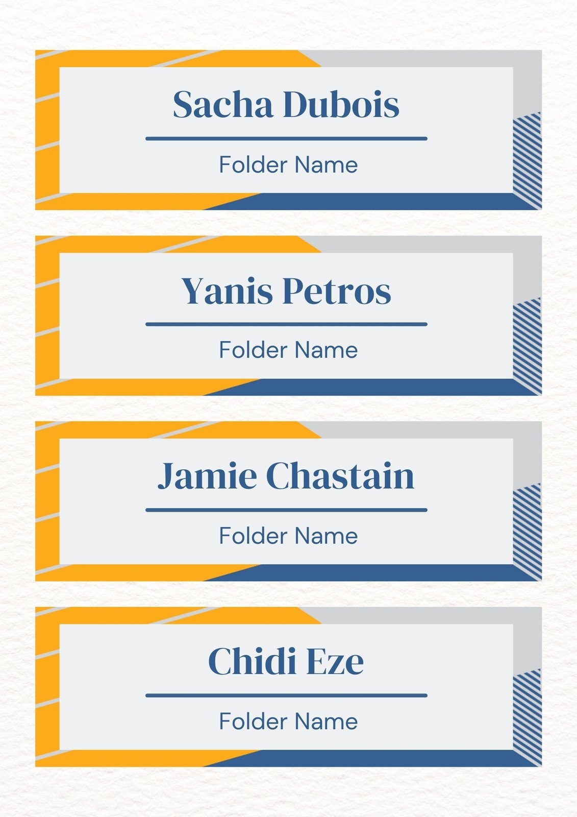Customize 621 Folder Labels Templates Online Canva