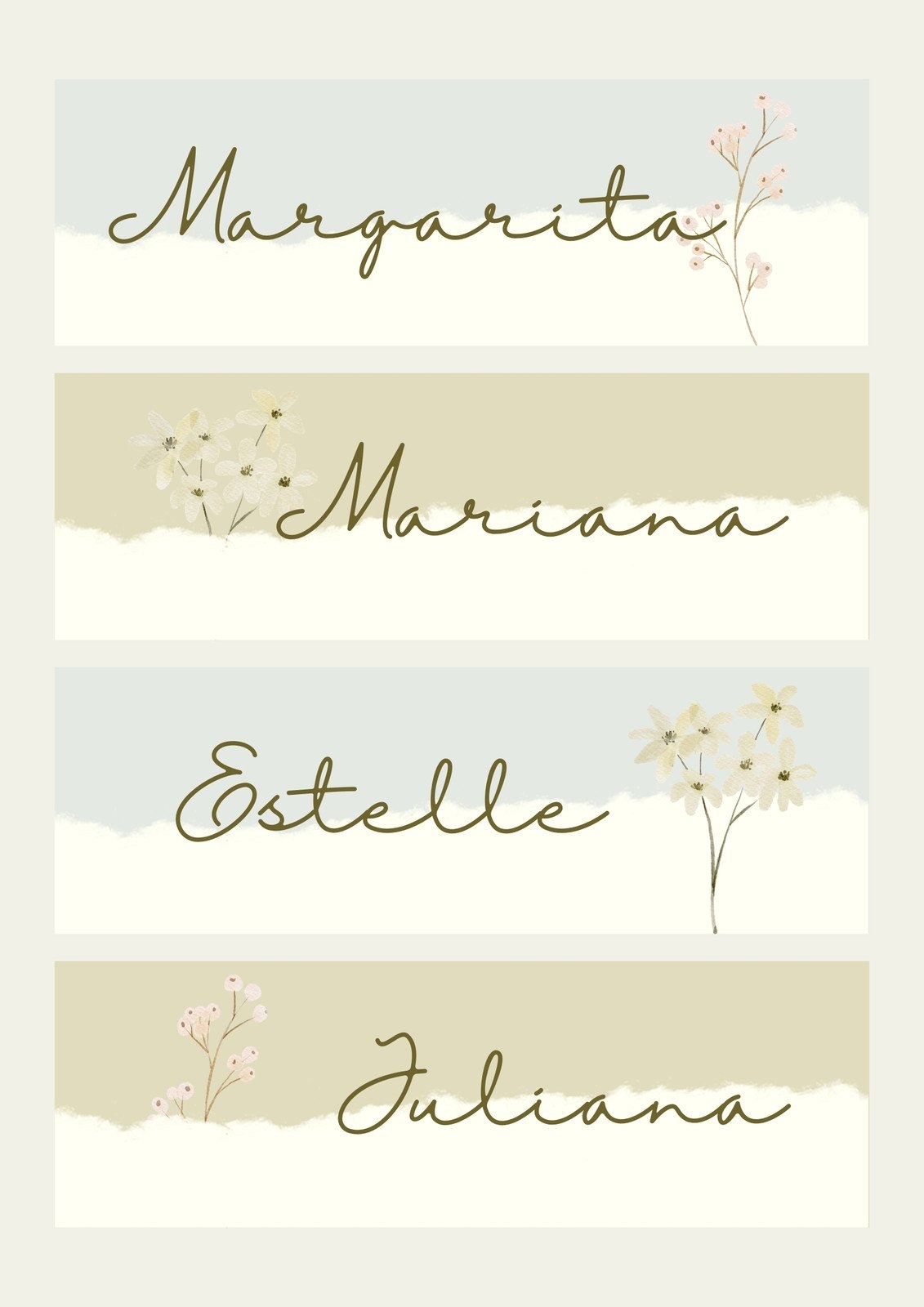 Free Printable Folder Labels Template