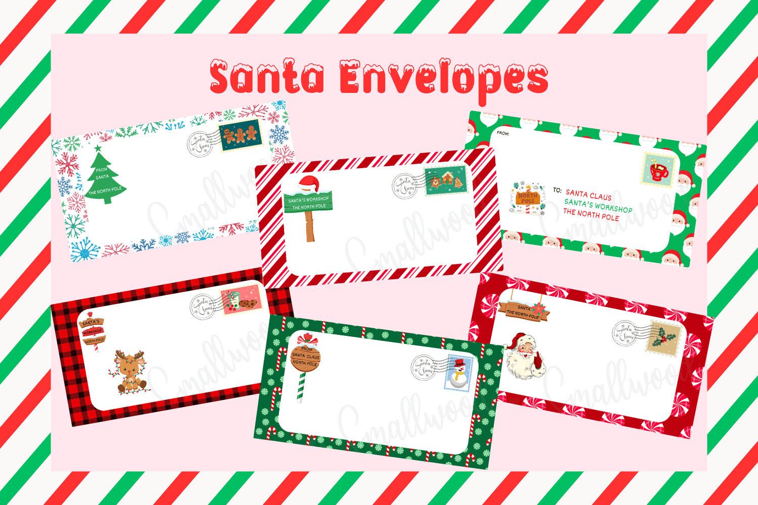 Template Free Printable Elf Envelope