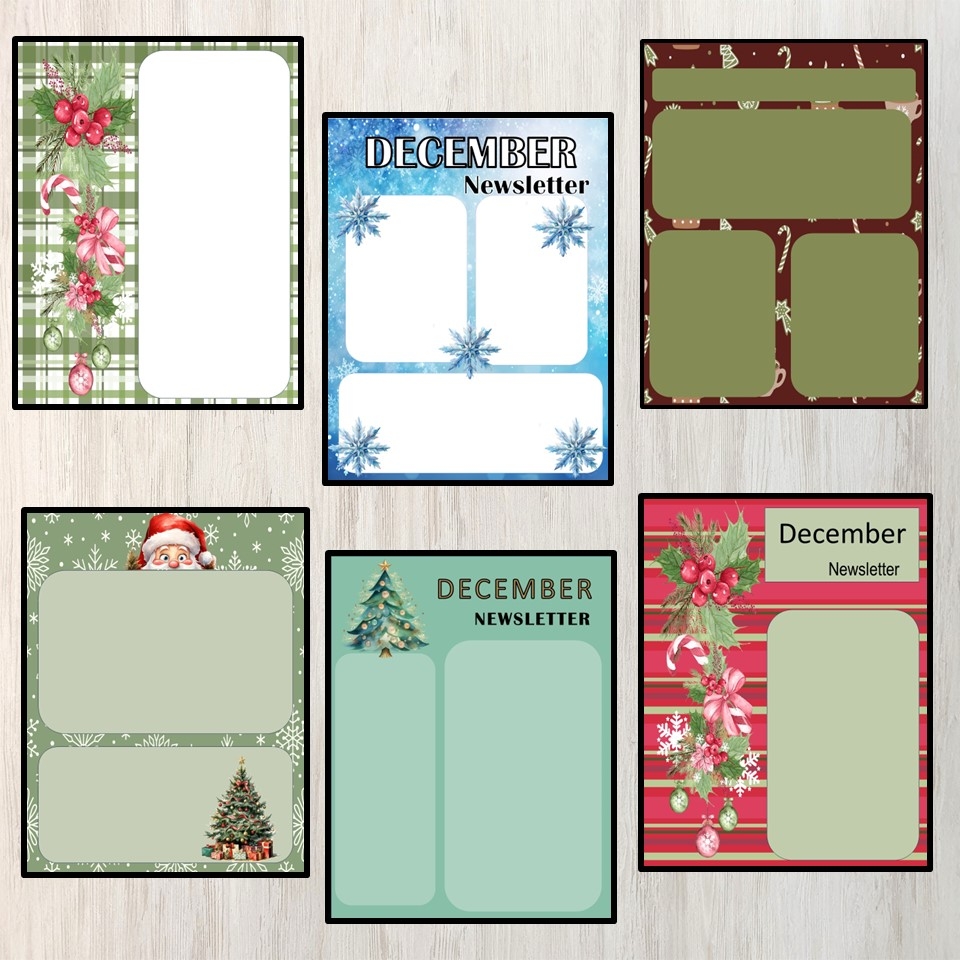 DECEMBER NEWSLETTER HOLIDAY AND WINTER THEME Classful