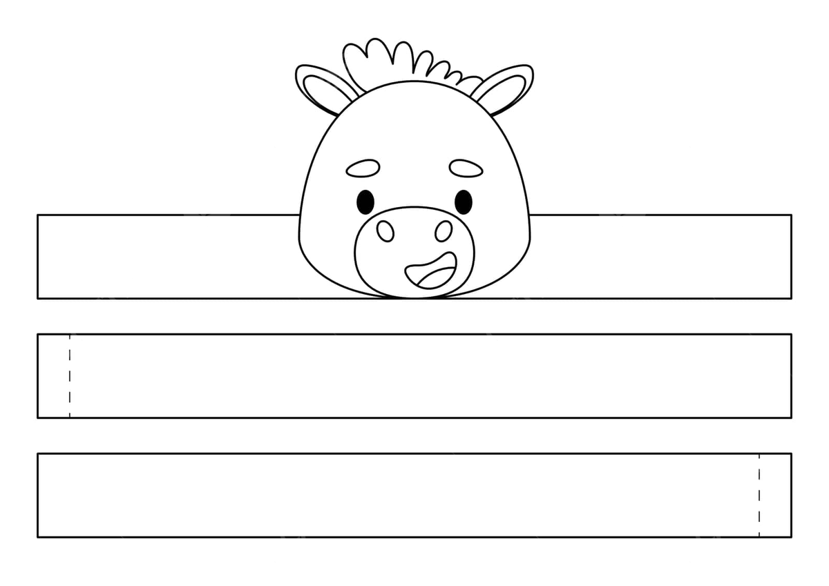 Diy Horse Paper Crown Template For Parties And Events Vector Horse Drawing Crown Drawing Crow Drawing PNG And Vector With Transparent Background For Free Download