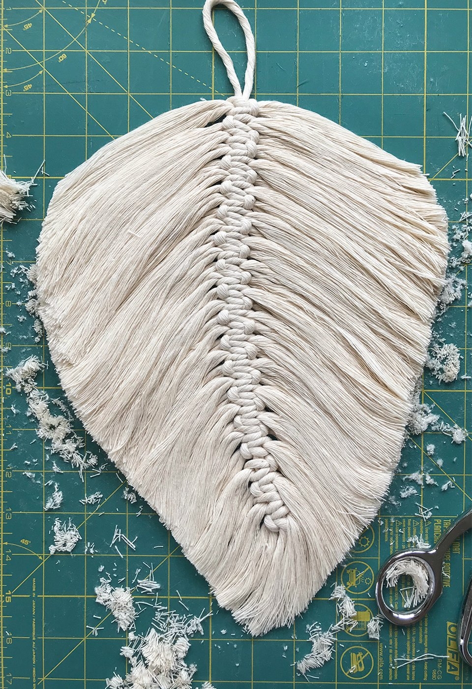 Macrame Leaf Template Printable Free