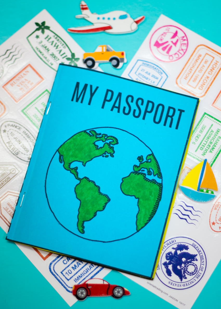 Free Printable Passport Template For Students