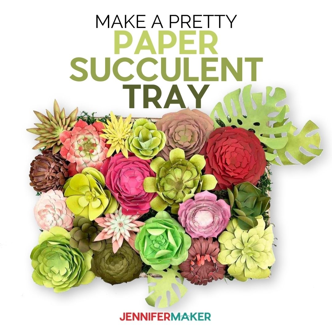 Free Printable Paper Succulent Template