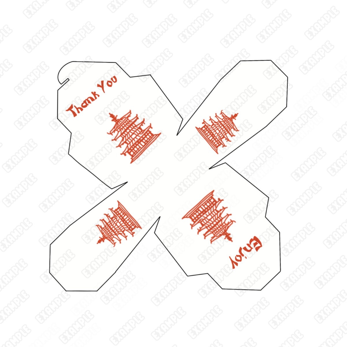 DIY Printable Chinese Food Take Out Box SVG PNG Cricut Etsy