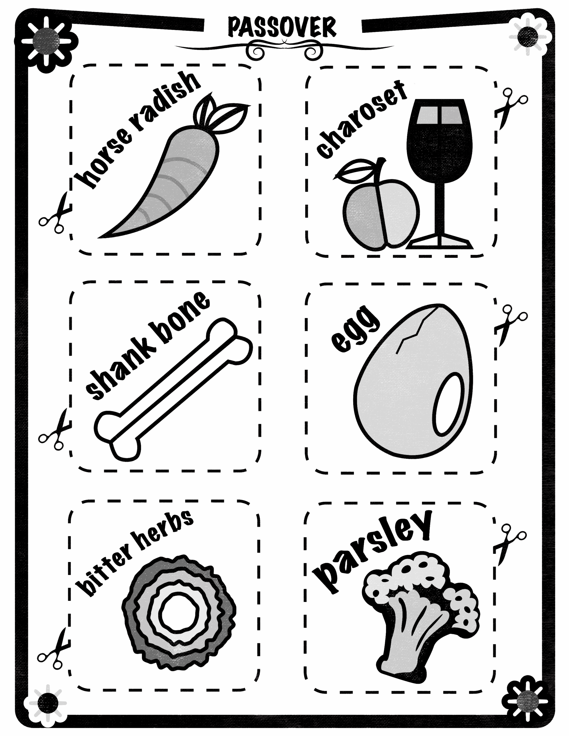 DIY Seder Plate Breaking Matzo