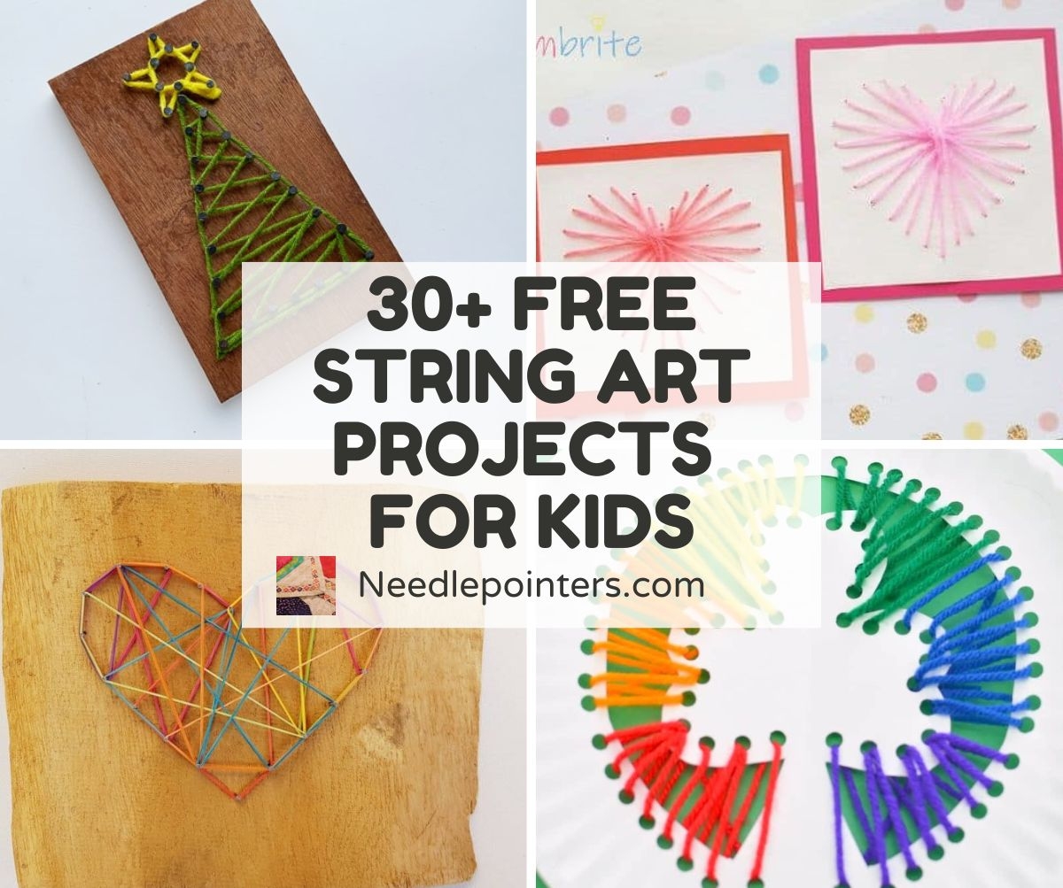 DIY String Art Ideas For Kids Needlepointers