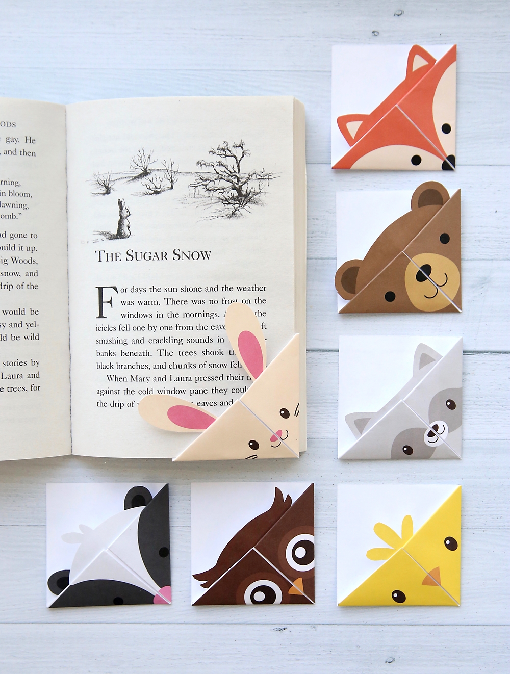 Free Printable Corner Bookmark Templates