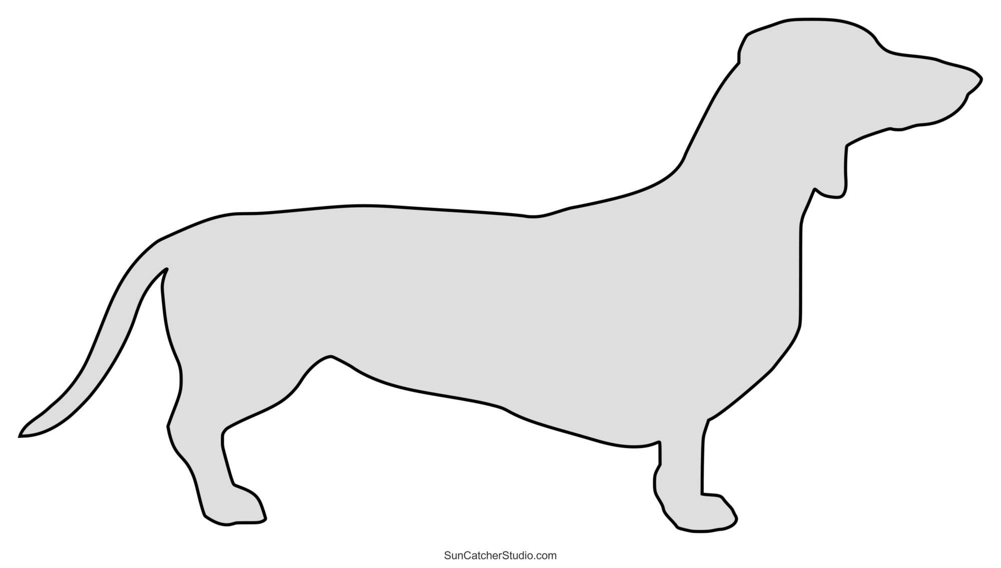 Free Printable Dog Template