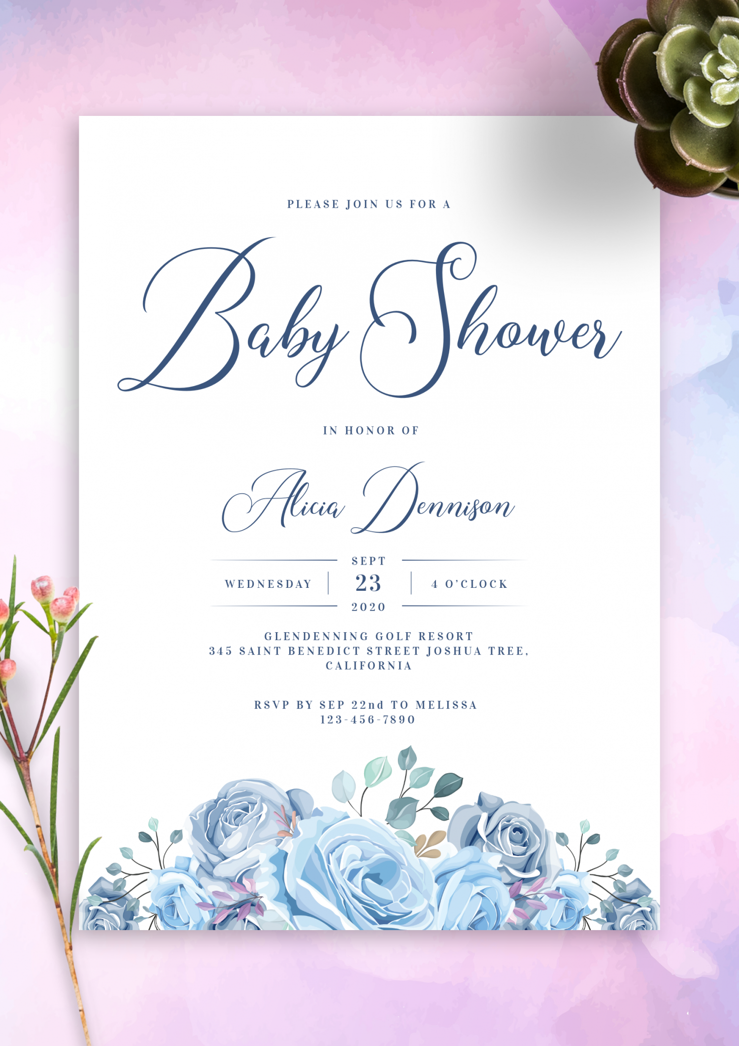 Free Printable Baby Shower Program Templates