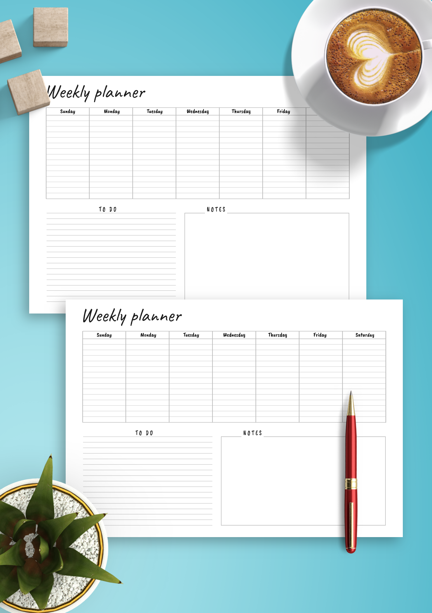 Weekly Journal Template Free Printable
