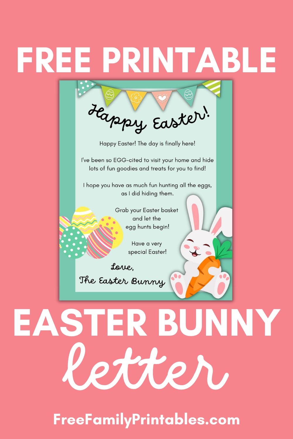 Free Easter Letter Templates Printable