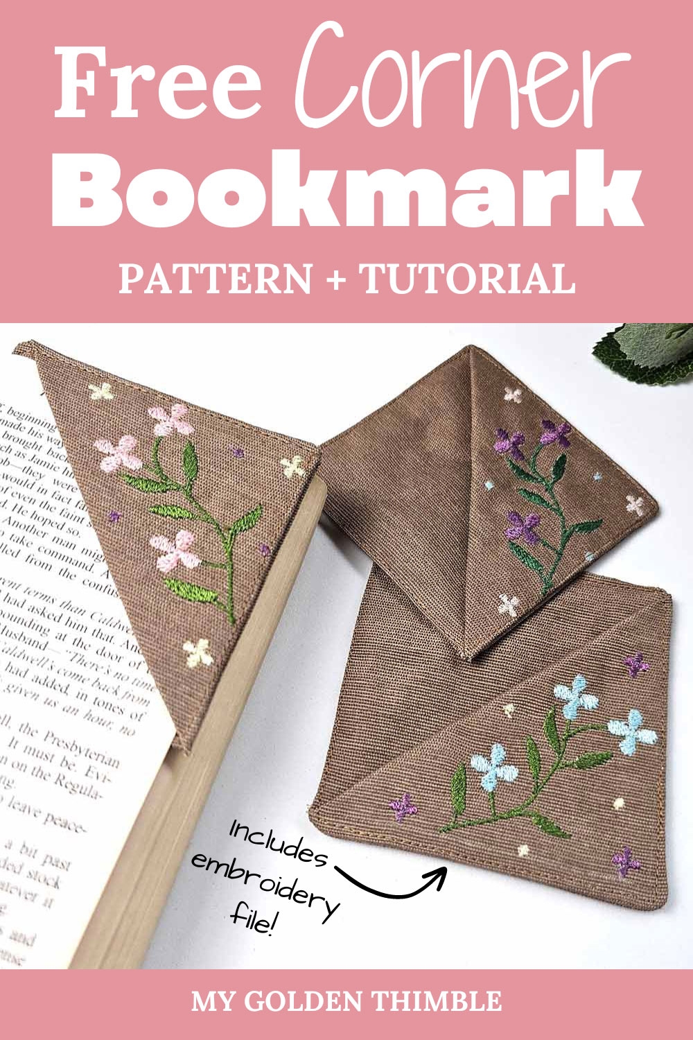 Free Printable Corner Bookmark Templates