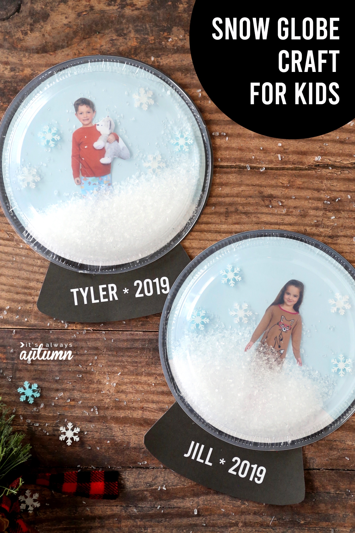 Snow Globe Craft Template Free Printable