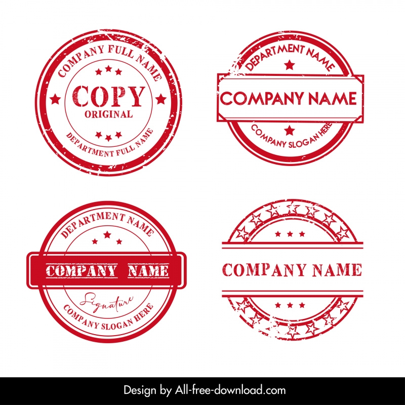 Ever Ready Stamp Templates Flat Circle Retro Design Vectors Images Graphic Art Designs In Editable ai eps svg cdr Format Free And Easy Download Unlimit Id 6928546