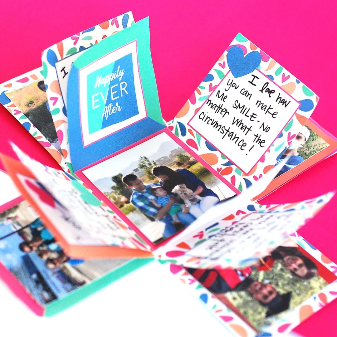 Free Printable Exploding Box Template