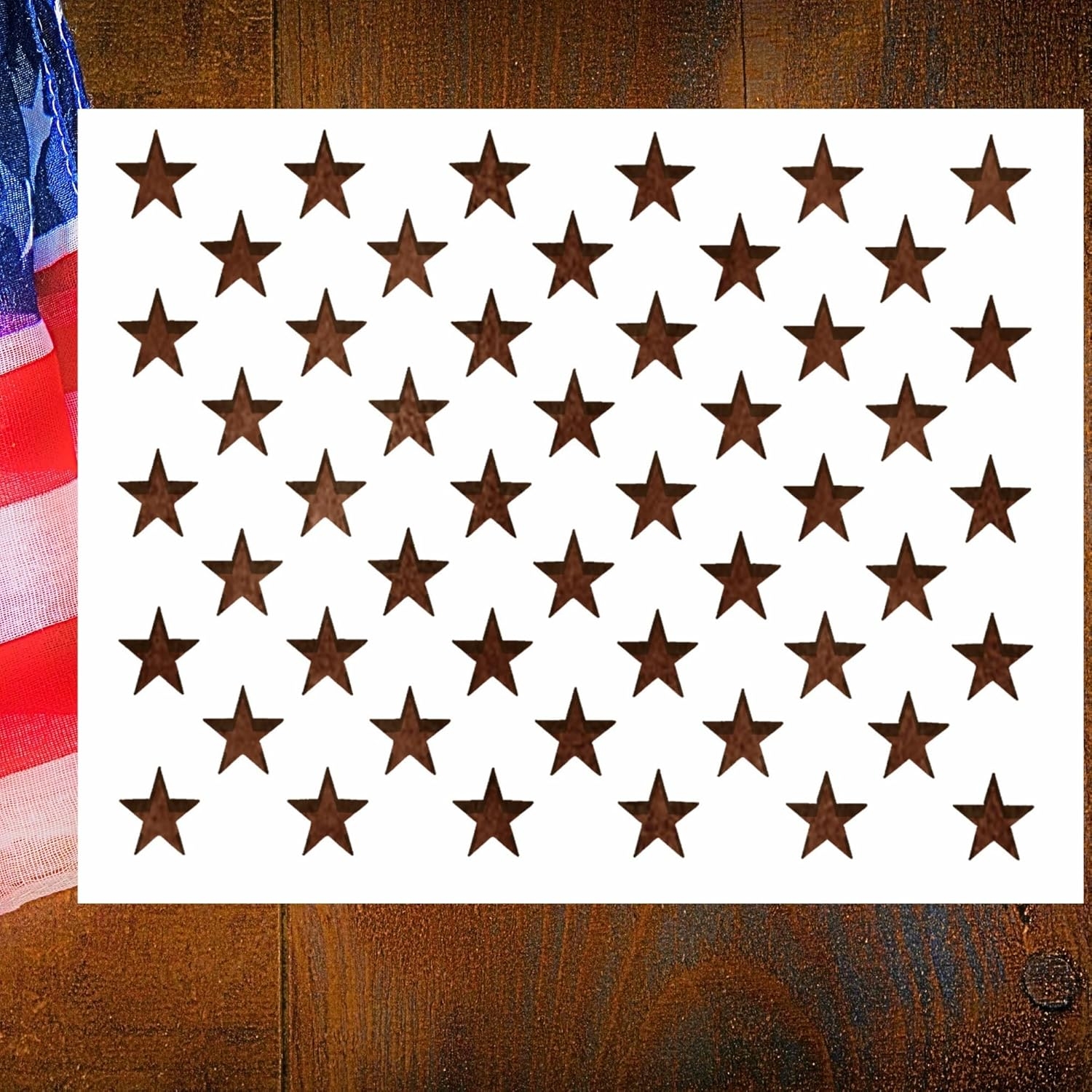 Extra Large Star Stencil 17x12 Inches 50 Stars Costa Rica Ubuy