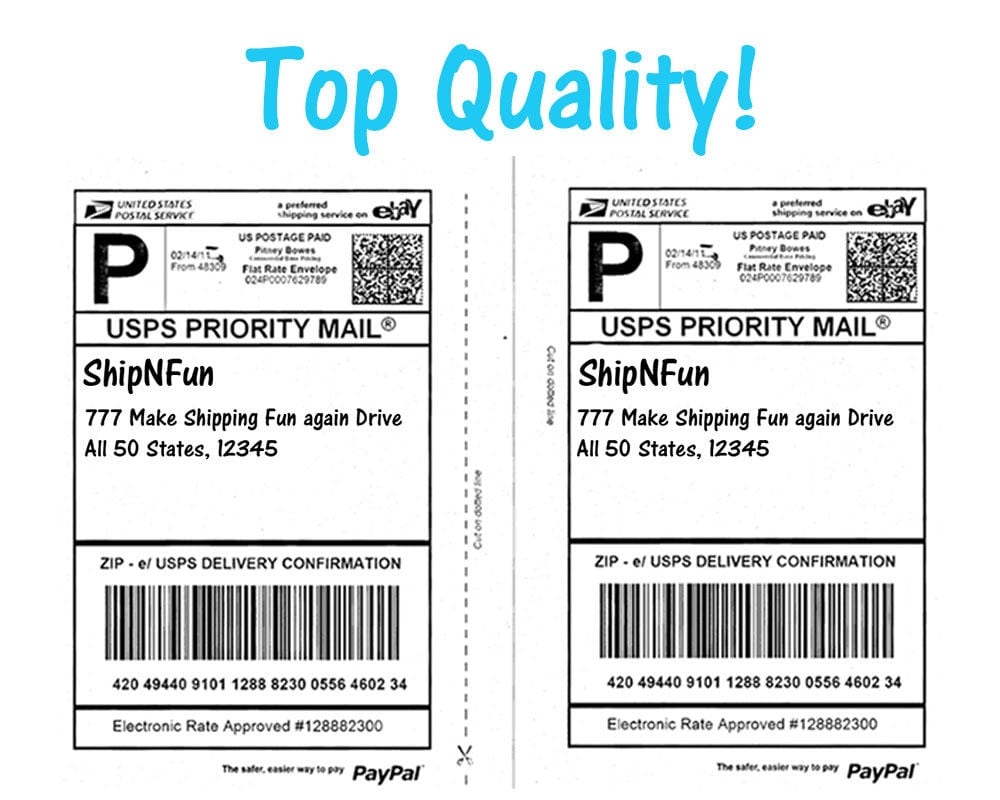 Fake Shipping Label Extreme Template