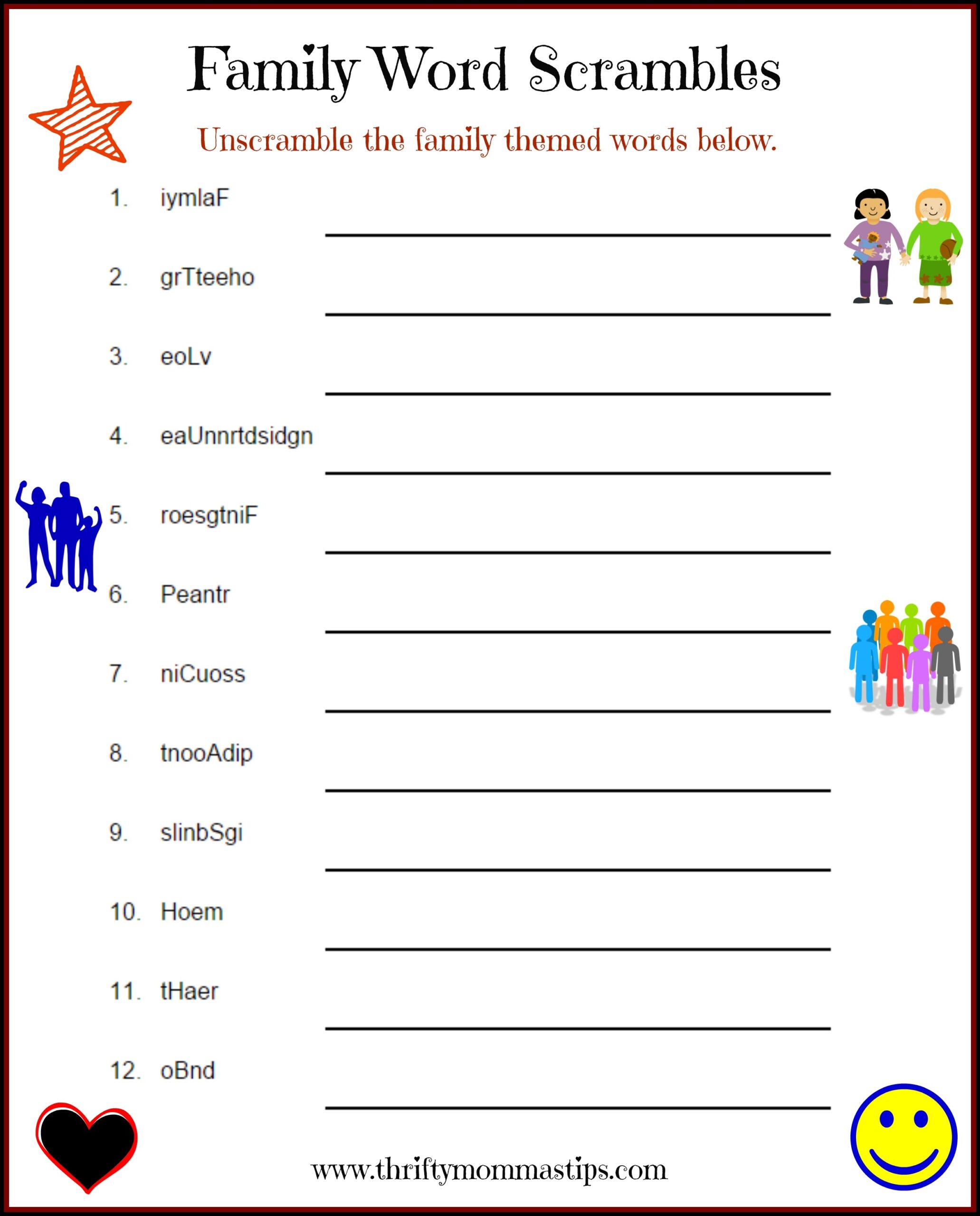 Printable Word Games Free
