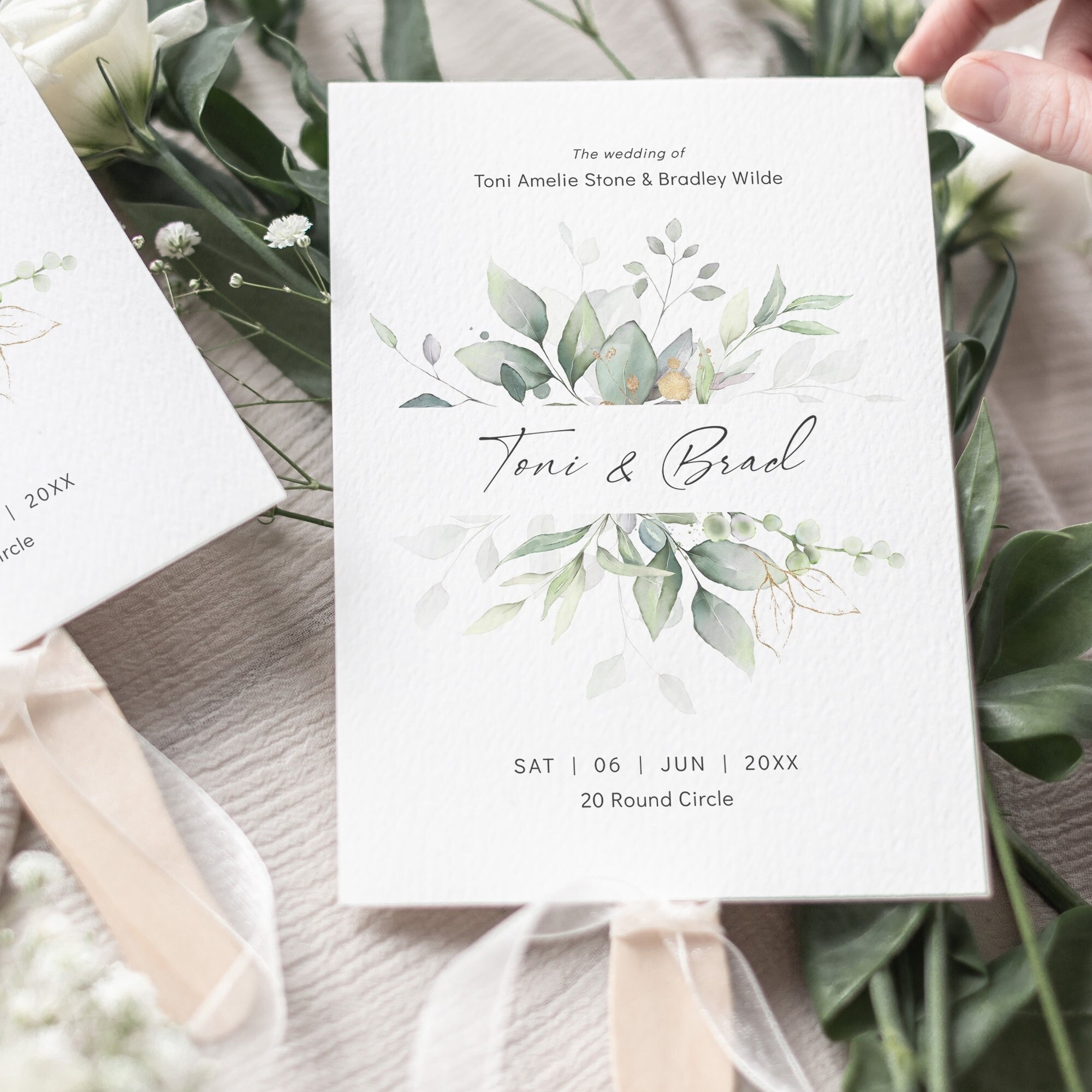 Free Printable Fan Wedding Program Templates