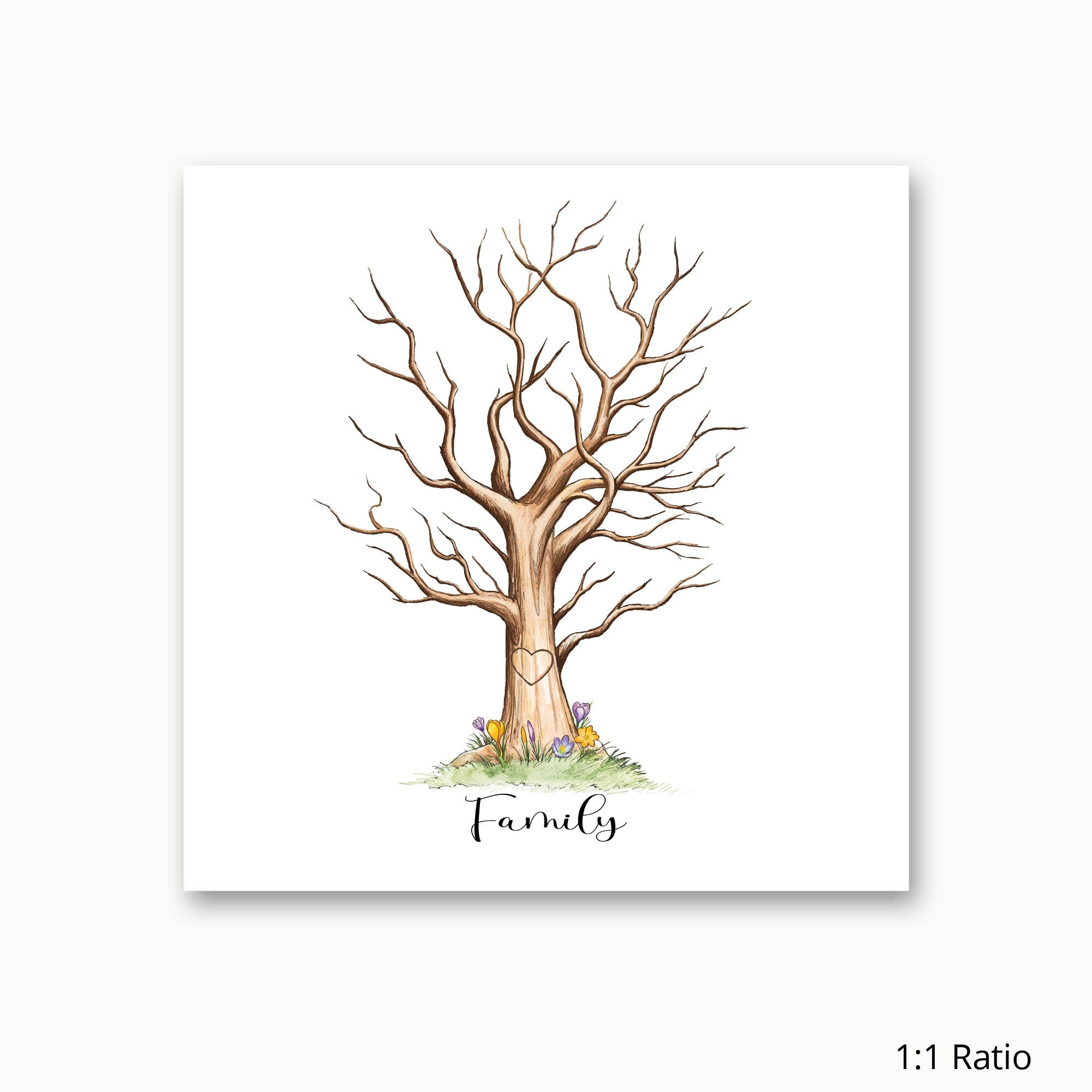 Free Printable Fingerprint Family Tree Template