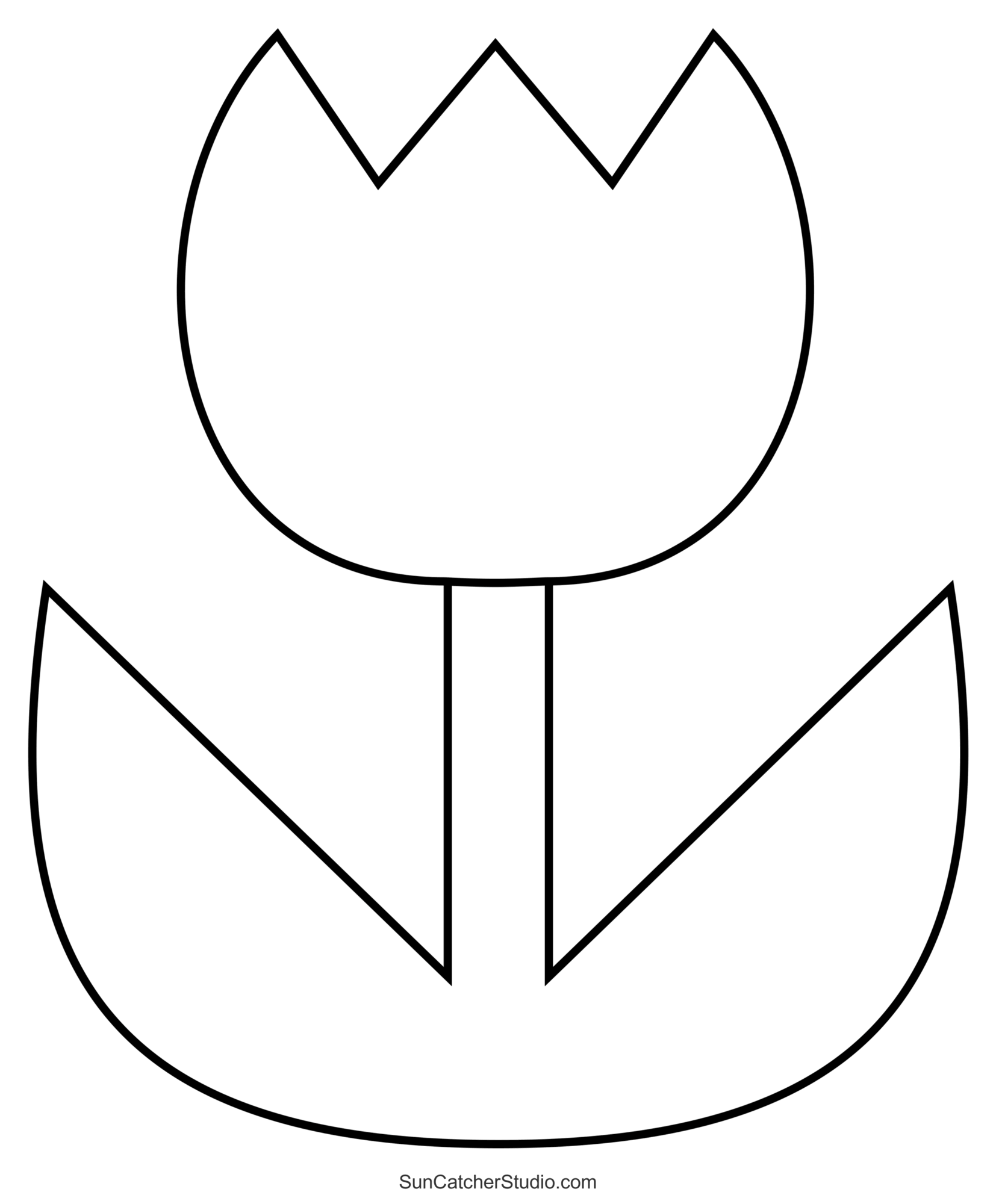 Tulip Template Free Printable