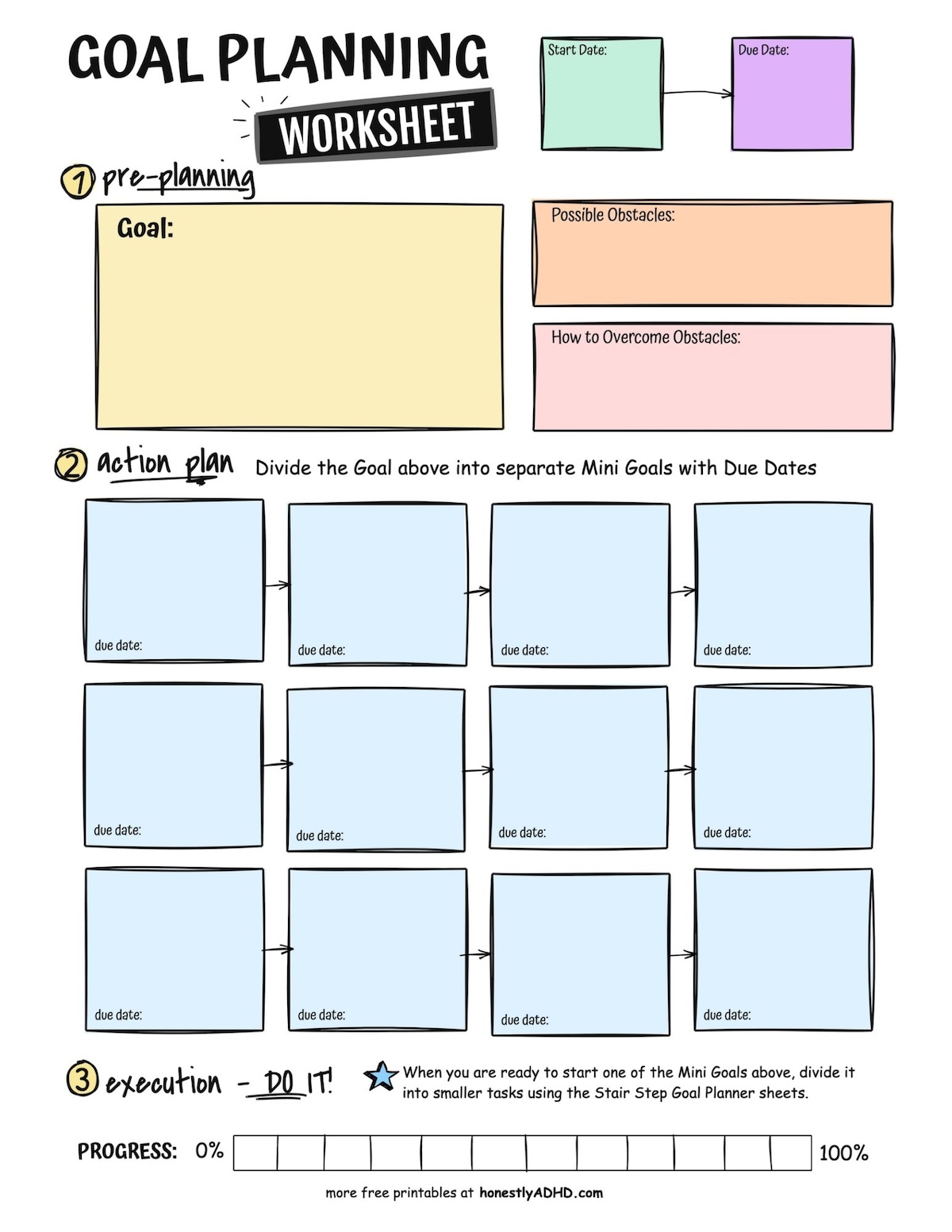 Free Printable Adhd Worksheets