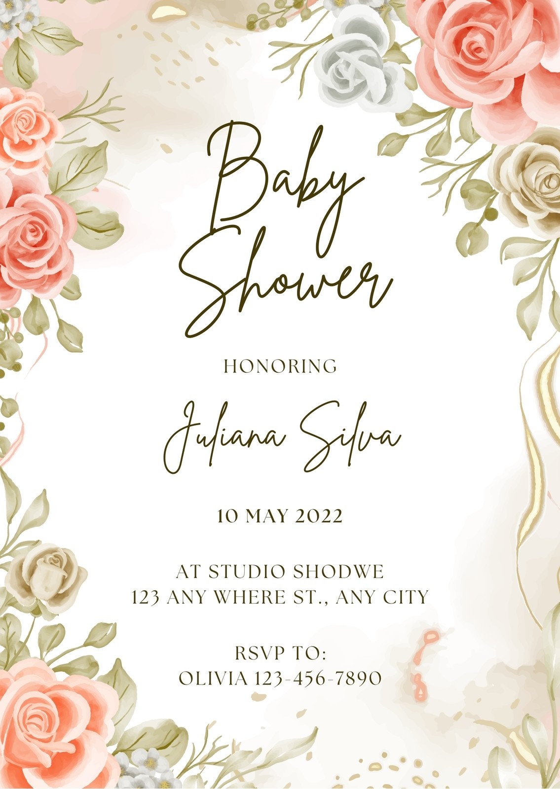 Free Printable Baby Shower Templates