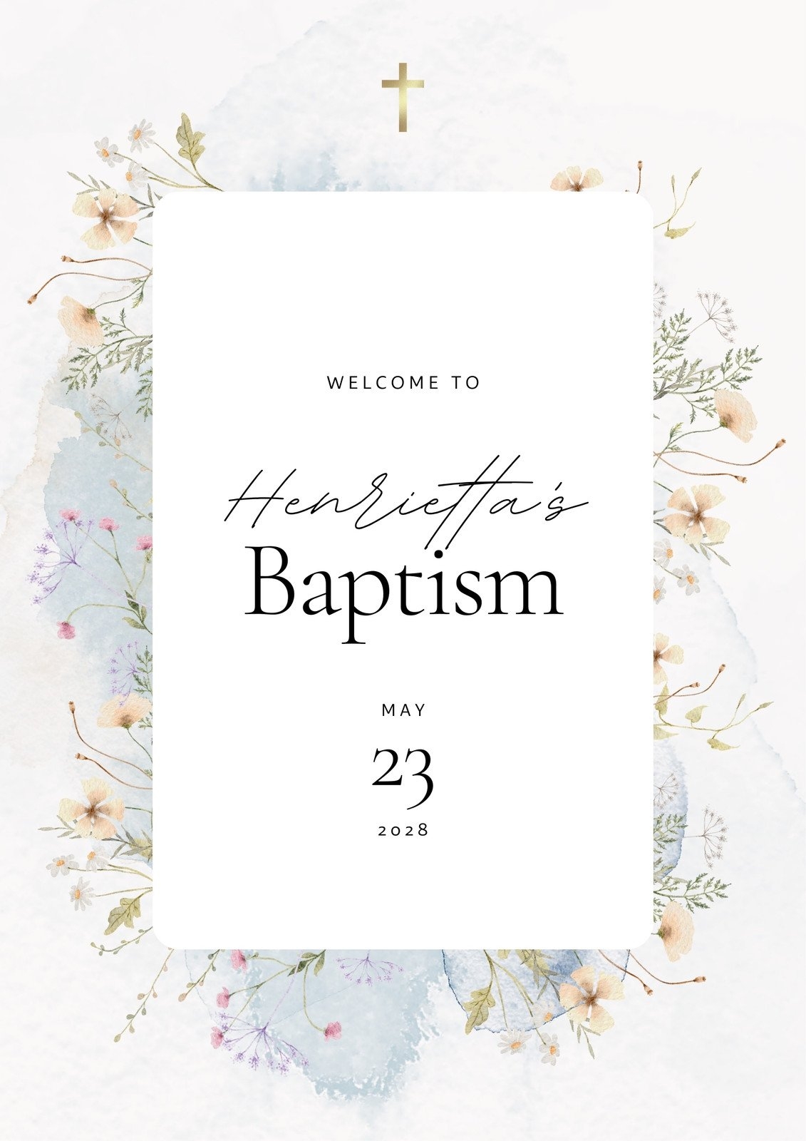 Free Printable Baptism Templates