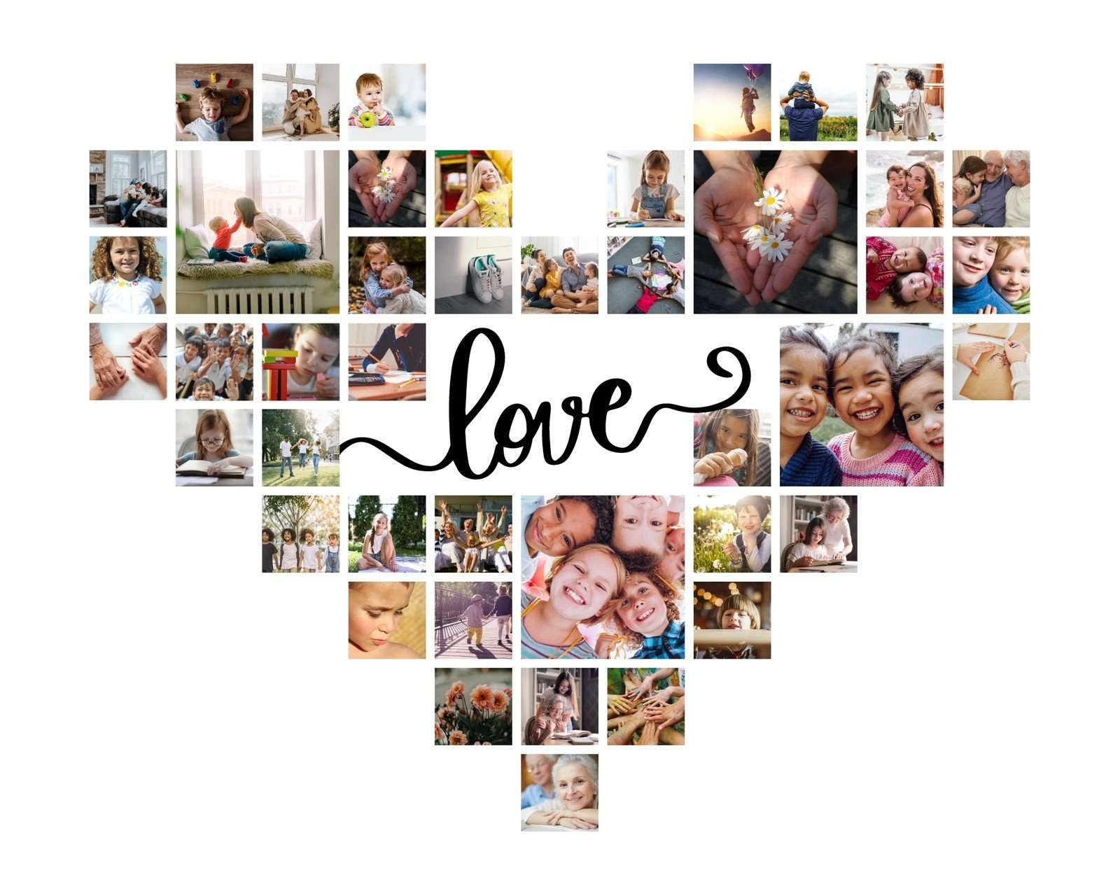 Free And Customizable Family Photo Collage Templates Canva