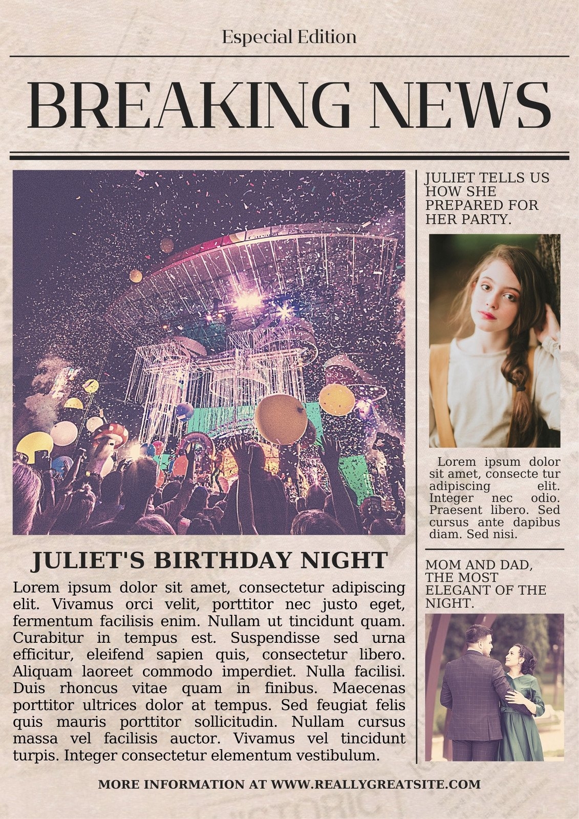 Free Printable Newspaper Report Template