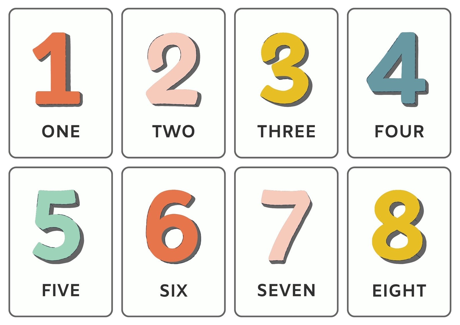 Number Templates Printable Free