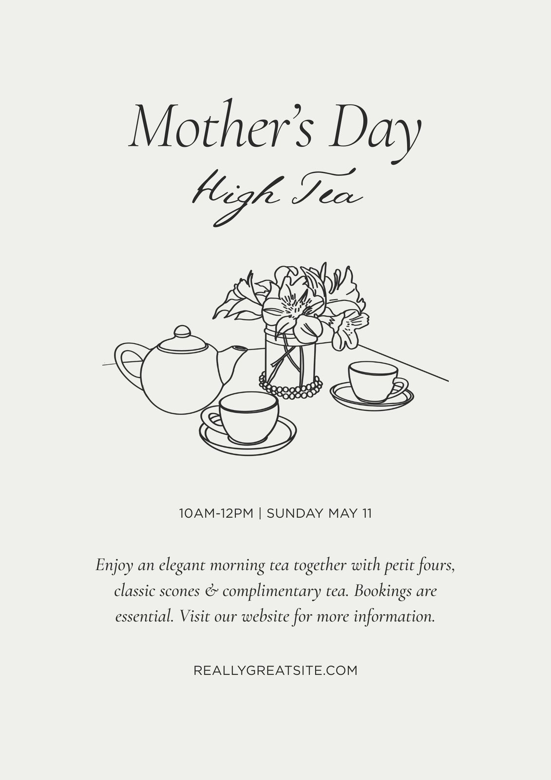 Free And Customizable Tea Templates